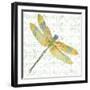 JP3438-Dragonfly Bliss-Jean Plout-Framed Giclee Print