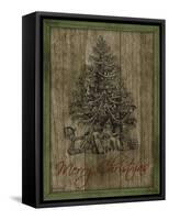 JP3458-Christmas Tree-Jean Plout-Framed Stretched Canvas