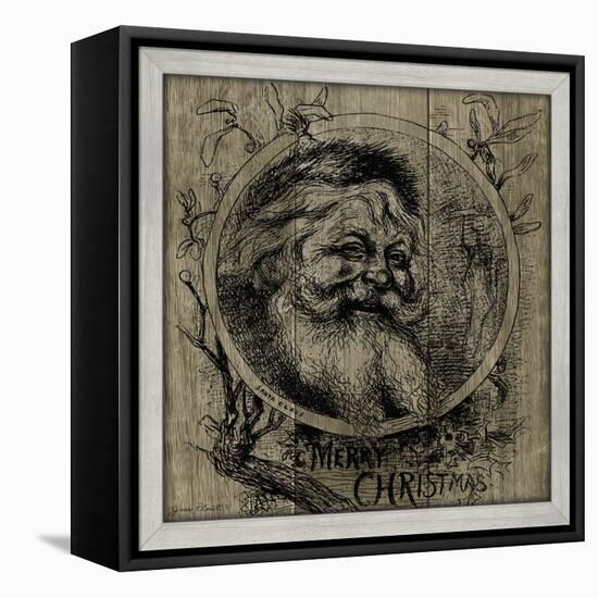 JP3460-Welcome Santa-Jean Plout-Framed Stretched Canvas