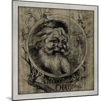 JP3460-Welcome Santa-Jean Plout-Mounted Giclee Print