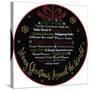 JP3627-Merry Christmas-Glitter-Jean Plout-Stretched Canvas