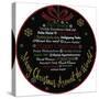 JP3627-Merry Christmas-Glitter-Jean Plout-Stretched Canvas