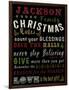 JP3629-Christmas Rules-Personalized-Jean Plout-Framed Premium Giclee Print