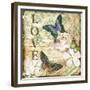 JP3631_Inspirational Butterflies-love-Jean Plout-Framed Giclee Print