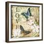 JP3631_Inspirational Butterflies-love-Jean Plout-Framed Giclee Print