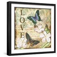 JP3631_Inspirational Butterflies-love-Jean Plout-Framed Giclee Print