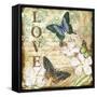 JP3631_Inspirational Butterflies-love-Jean Plout-Framed Stretched Canvas