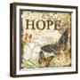 JP3633_Inspirational Butterflies-hope-Jean Plout-Framed Giclee Print