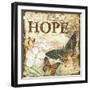 JP3633_Inspirational Butterflies-hope-Jean Plout-Framed Giclee Print