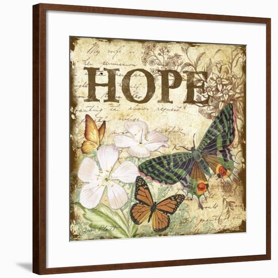 JP3633_Inspirational Butterflies-hope-Jean Plout-Framed Giclee Print