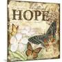 JP3633_Inspirational Butterflies-hope-Jean Plout-Mounted Giclee Print