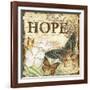 JP3633_Inspirational Butterflies-hope-Jean Plout-Framed Giclee Print