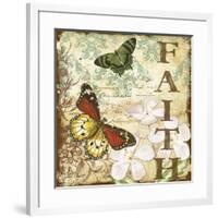 JP3634_Inspirational Butterflies-faith-Jean Plout-Framed Giclee Print