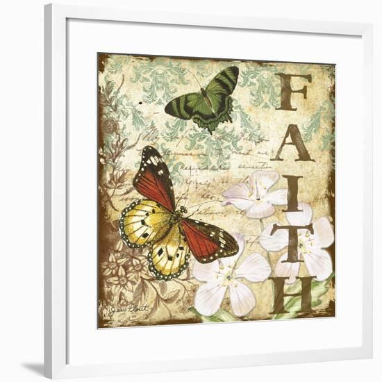 JP3634_Inspirational Butterflies-faith-Jean Plout-Framed Giclee Print