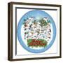 JP3644-Christmas Pary Bears-Jean Plout-Framed Giclee Print