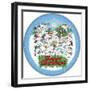 JP3644-Christmas Pary Bears-Jean Plout-Framed Giclee Print