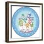 JP3645-Christmas Snowmen-Jean Plout-Framed Giclee Print