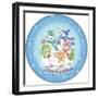 JP3645-Christmas Snowmen-Jean Plout-Framed Giclee Print