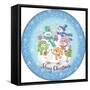 JP3645-Christmas Snowmen-Jean Plout-Framed Stretched Canvas