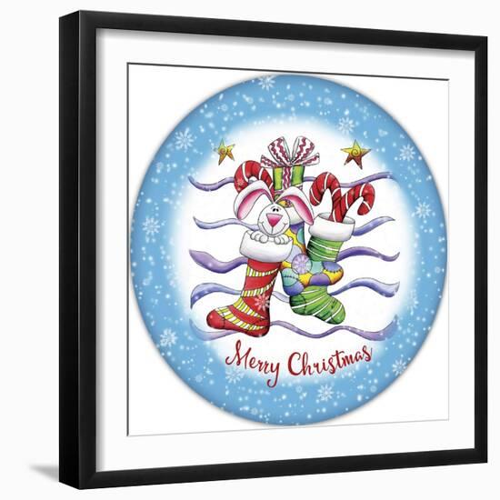 JP3646-Christmas Stockings-Jean Plout-Framed Giclee Print