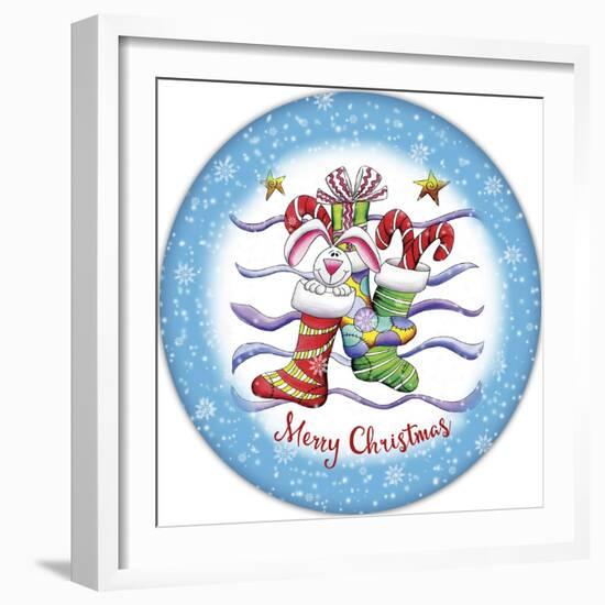 JP3646-Christmas Stockings-Jean Plout-Framed Giclee Print