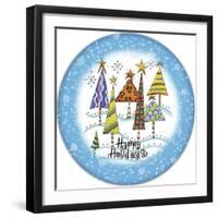 JP3647-Christmas Trees-Jean Plout-Framed Giclee Print