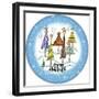 JP3647-Christmas Trees-Jean Plout-Framed Giclee Print