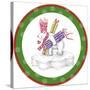 JP3654-Christmas Bear-Jean Plout-Stretched Canvas