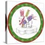 JP3654-Christmas Bear-Jean Plout-Stretched Canvas
