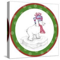 JP3655-Christmas Bear-Jean Plout-Stretched Canvas