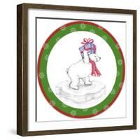 JP3655-Christmas Bear-Jean Plout-Framed Giclee Print