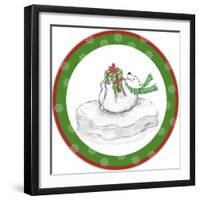 JP3656-Christmas Bear-Jean Plout-Framed Giclee Print