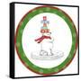 JP3657-Christmas Bear-Jean Plout-Framed Stretched Canvas