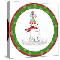 JP3657-Christmas Bear-Jean Plout-Stretched Canvas