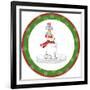 JP3657-Christmas Bear-Jean Plout-Framed Giclee Print