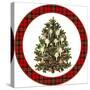 JP3661-Christmas Tree Plaid-Jean Plout-Stretched Canvas