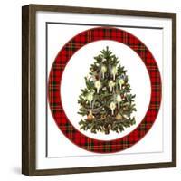 JP3661-Christmas Tree Plaid-Jean Plout-Framed Giclee Print