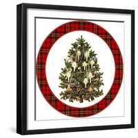 JP3661-Christmas Tree Plaid-Jean Plout-Framed Giclee Print