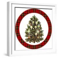 JP3661-Christmas Tree Plaid-Jean Plout-Framed Giclee Print