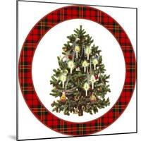 JP3661-Christmas Tree Plaid-Jean Plout-Mounted Giclee Print