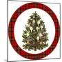 JP3661-Christmas Tree Plaid-Jean Plout-Mounted Giclee Print