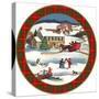 JP3663-Christmas Scene-Jean Plout-Stretched Canvas