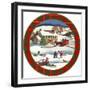 JP3663-Christmas Scene-Jean Plout-Framed Giclee Print