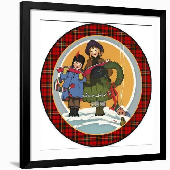 JP3665-Christmas Carolers-Jean Plout-Framed Giclee Print