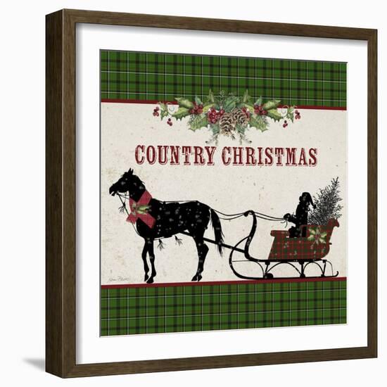 JP3672-Country Christmas-Jean Plout-Framed Giclee Print