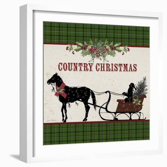 JP3672-Country Christmas-Jean Plout-Framed Giclee Print