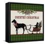 JP3672-Country Christmas-Jean Plout-Framed Stretched Canvas