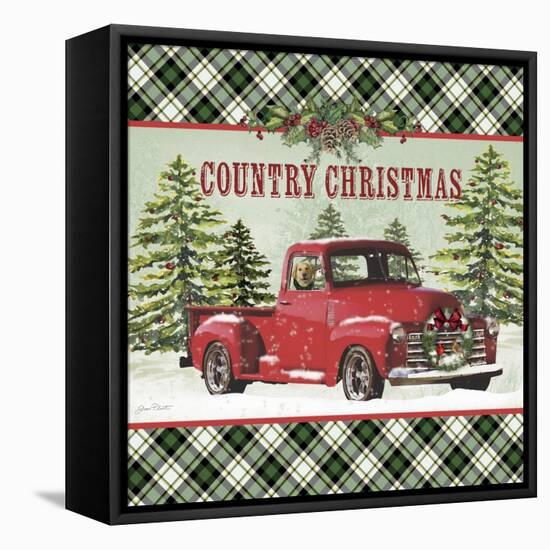 JP3674-Country Christmas-Jean Plout-Framed Stretched Canvas