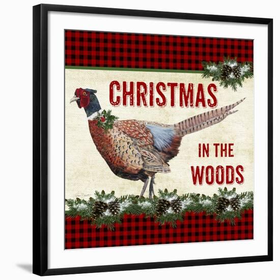 JP3676-Christmas In The Woods-Jean Plout-Framed Giclee Print