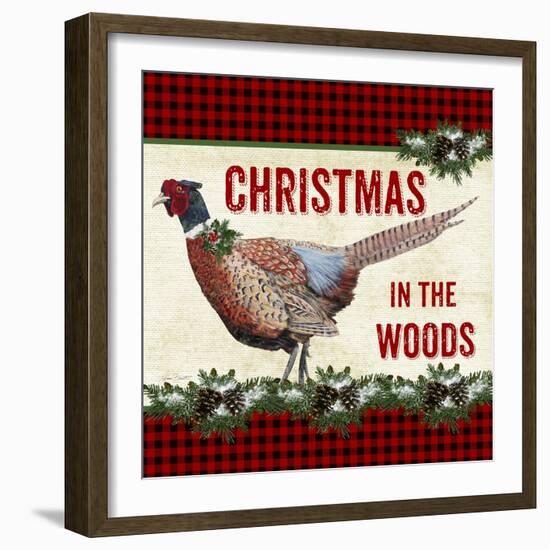 JP3676-Christmas In The Woods-Jean Plout-Framed Giclee Print